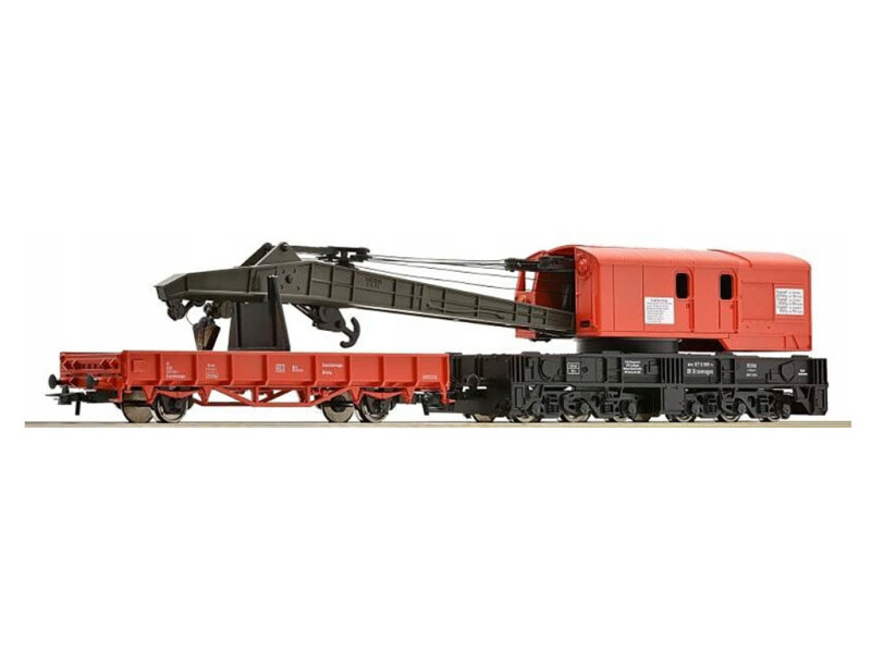 Roco Jeřábový vagón s ochranným vagónem, DB AG - 56240